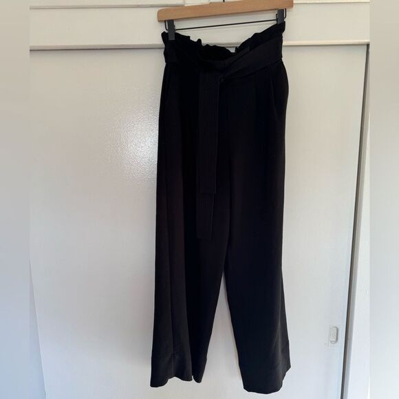 Madewell Wide Leg High Waist Paperbag Pants 2 Tall - Picture 1 of 6